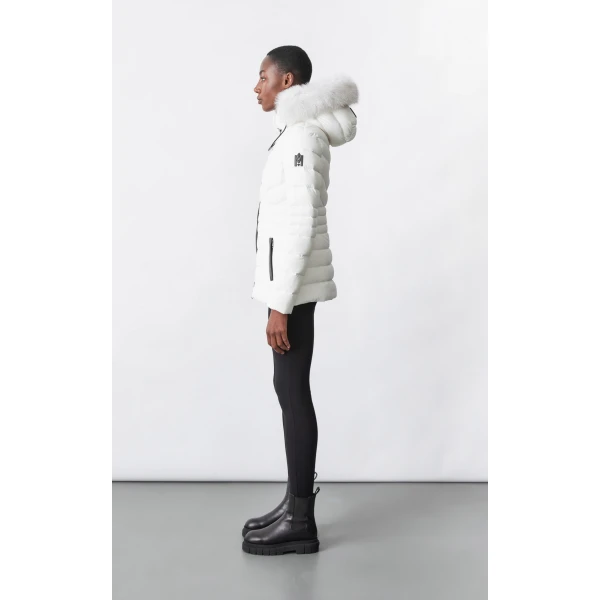 Mackage Patsy-BX Agile 360 Down Jacket in Off White