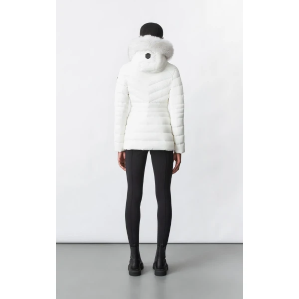 Mackage Patsy-BX Agile 360 Down Jacket in Off White