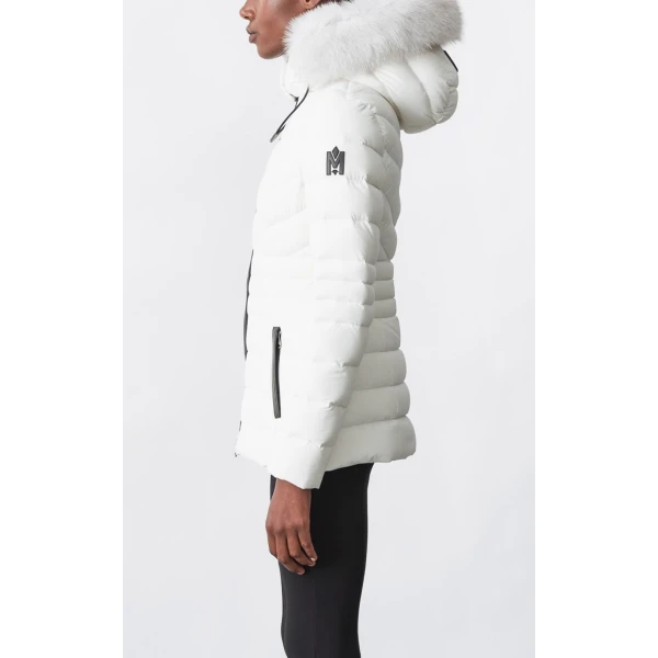 Mackage Patsy-BX Agile 360 Down Jacket in Off White