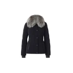 Mackage Rayna-X Fitted Ski Jacket in Black | Ski jacket | Coveti