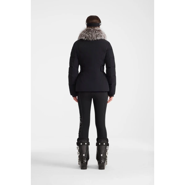 Mackage Rayna-X Fitted Ski Jacket in Black, view 6 | Ski jacket | Coveti