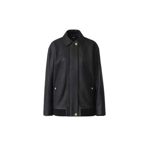 mackage rosemary-pb pebble leather jacket