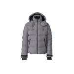 Mackage Samuel-FN Flannel Down Ski Jacket in Grey Mix | Men Jackets | Coveti