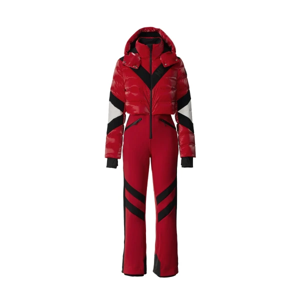 mackage satory-glo high-gloss down ski suit