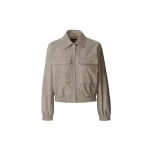 mackage senka-su patch pocket suede jacket