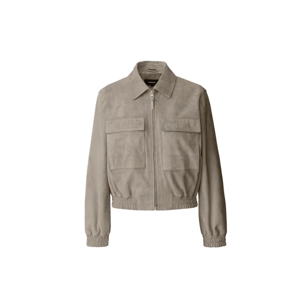 mackage senka-su patch pocket suede jacket