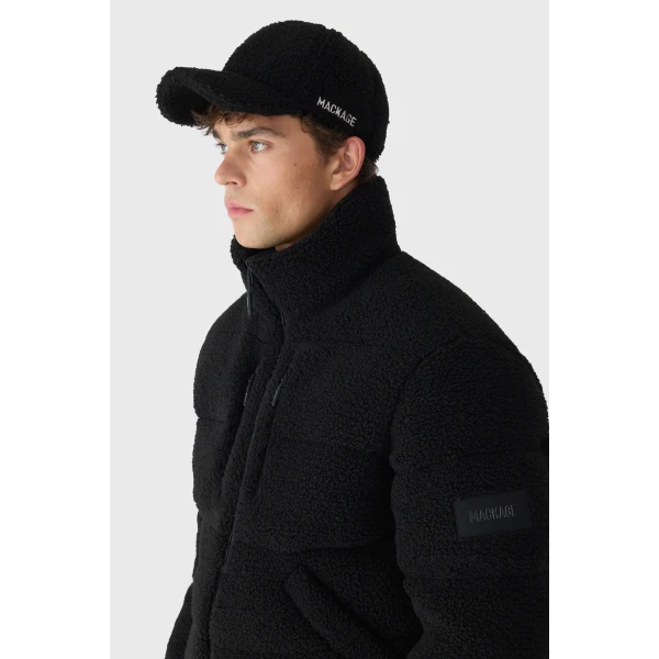 Mackage Shepard Down Teddy Jacket in Black