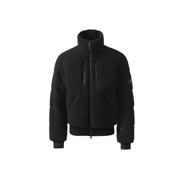 Mackage Shepard Down Teddy Jacket in Black
