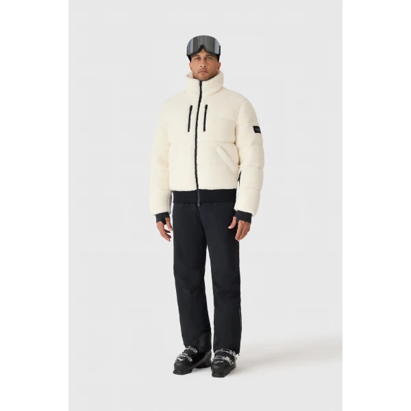 Mackage Shepard Down Teddy Jacket in Cream