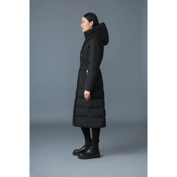 Mackage Shyla-NF 2-In-1 Down Coat in Black, view 4 | Coats | Coveti