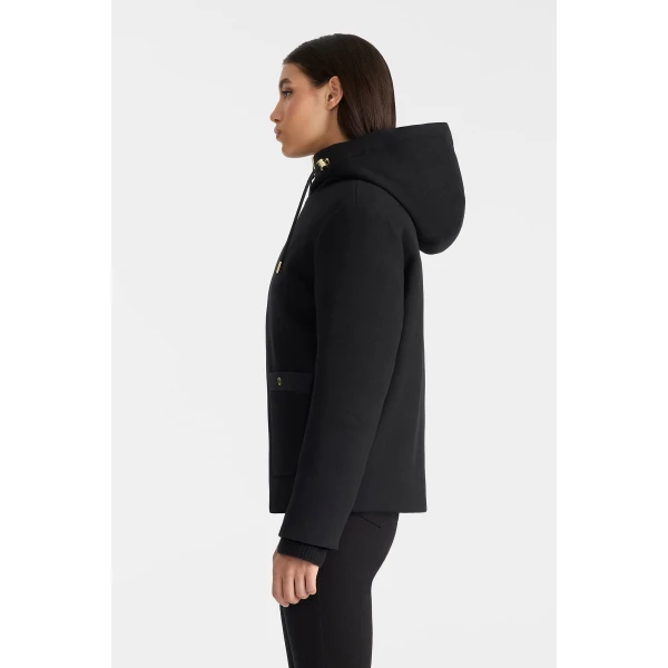 singa reversible recycled nylon jacket black