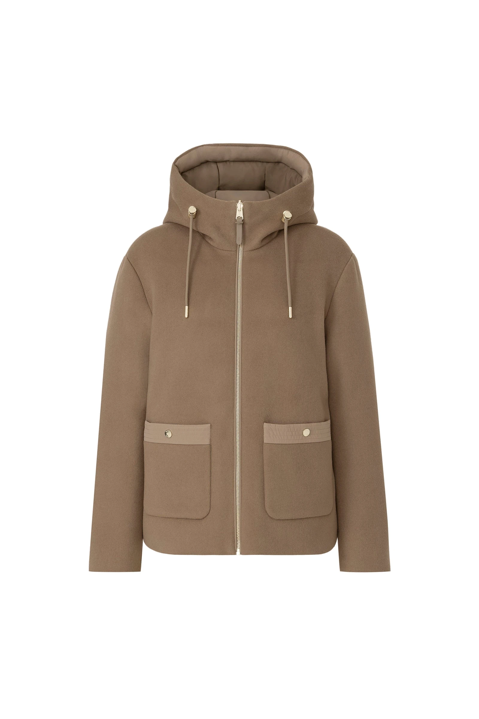 Mackage Singa Reversible Recycled Nylon Jacket in Truffle Brown mackage singa reversible recycled nylon jacket