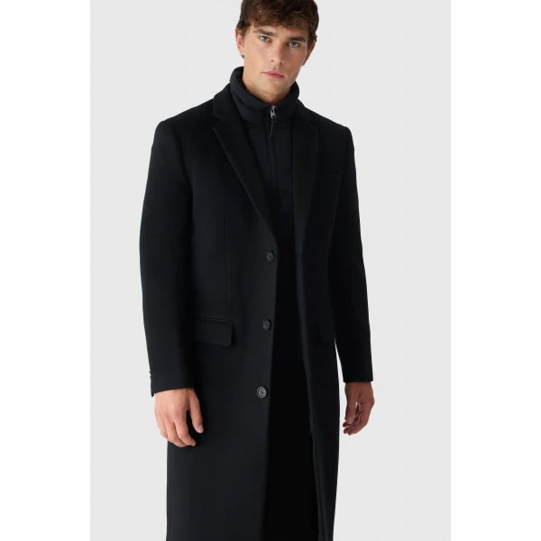 Mackage Skai-LG 3-In-1 Wool Coat in Black