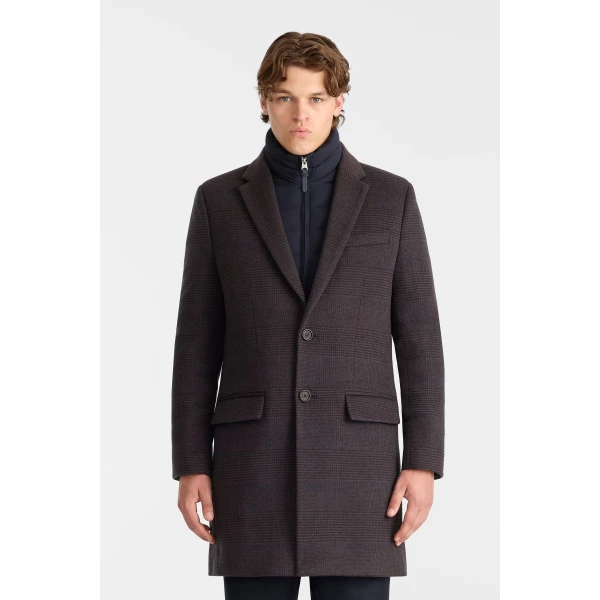 Mackage Skai-PL 3-In-1 Convertible Coat in Navy-Coffee