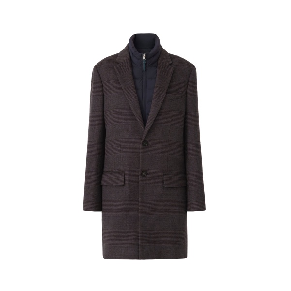 Mackage Skai-PL 3-In-1 Convertible Coat in Navy-Coffee
