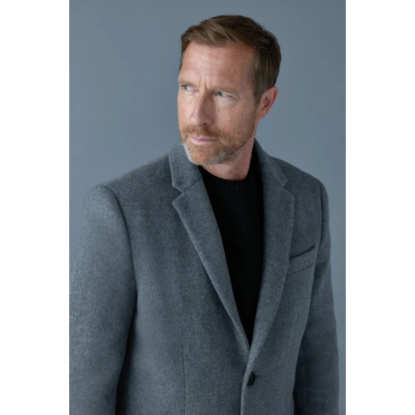 Mackage Skai-SLB 3-In-1 Wool Coat in Carbon Mix