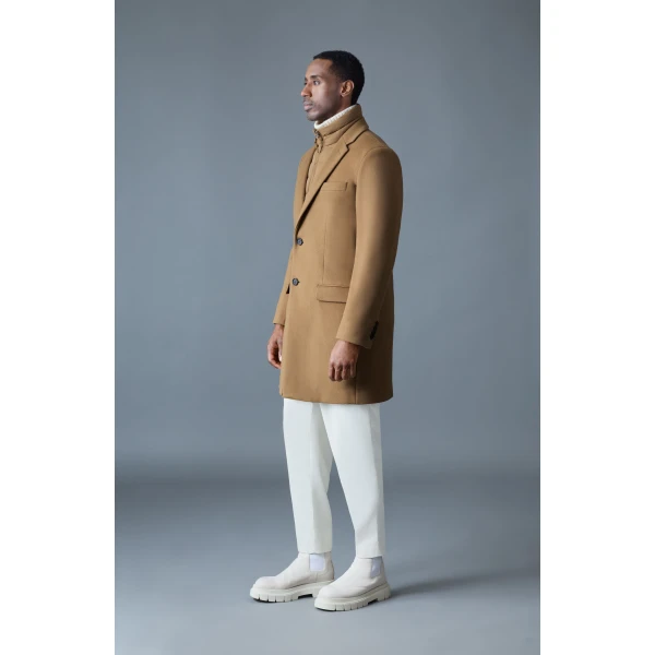 Mackage Skai-SLB 3-In-1 Wool Coat in Otter