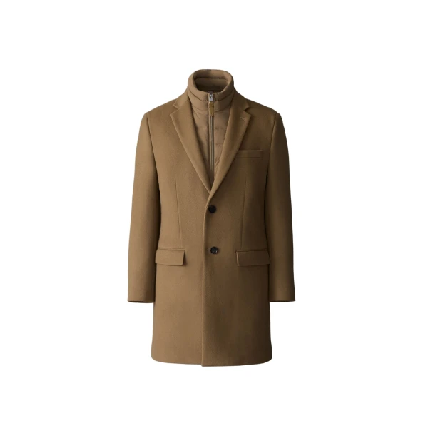 Skai-SLB 3-In-1 Wool Coat in Otter