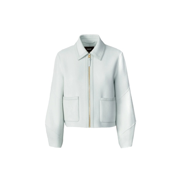 Mackage Solana Double-Face Wool Balloon Sleeved Short Jacket in Cream