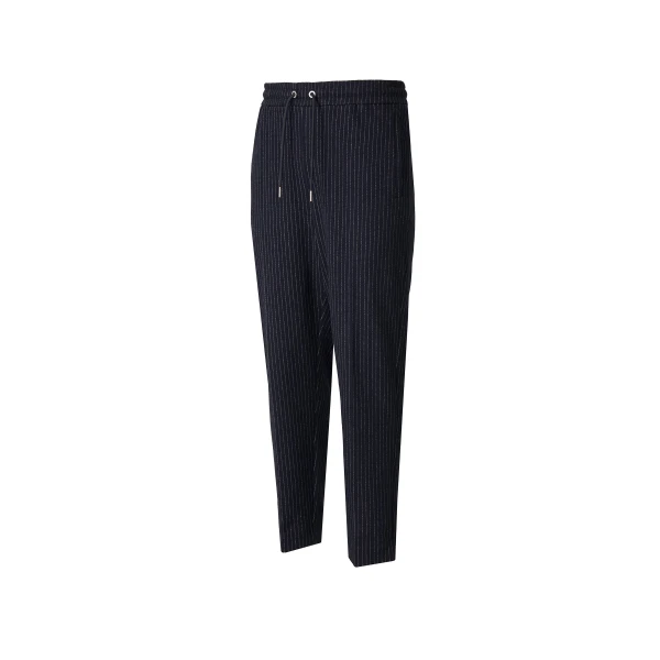 Mackage Stanley-K Brushed Knit Pants in Navy-Cream