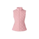 Mackage Stefania Diamond Quilted Down Vest in Soft Pink