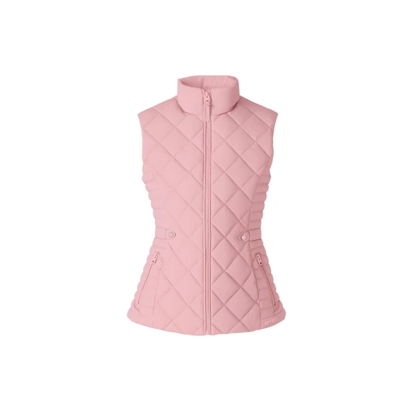 Mackage Stefania Diamond Quilted Down Vest in Soft Pink