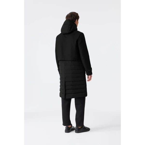 Mackage Sterling 2-In-1 Long Trench Coat in Black