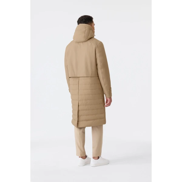 Mackage Sterling 2-In-1 Long Trench Coat in Light Camel