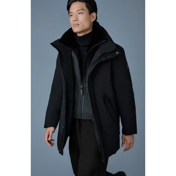 Mackage Sullivan 2-In-1 Down Coat in Black