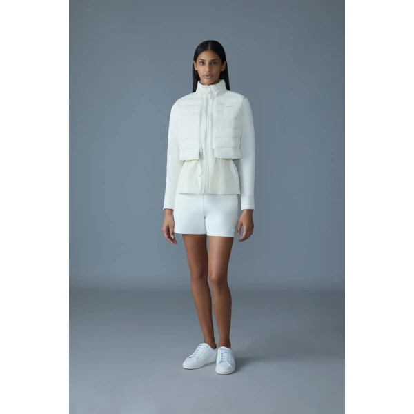 Mackage Summer-R Drawstring Shorts in Cream