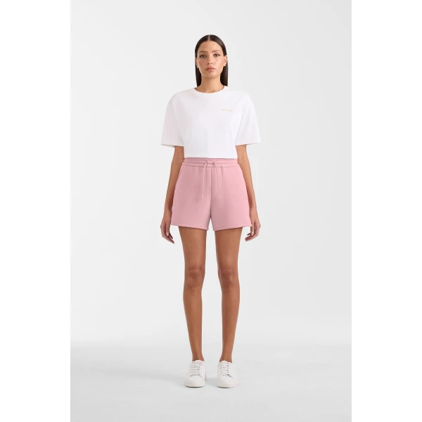 Mackage Summer-R Drawstring Shorts in Soft Pink