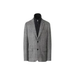 Mackage Sutton-PL Plaid 3-In-1 Wool Coat in Black-Cream Mackage Sutton-PL Plaid 3-In-1 Wool Coat in Black-Cream