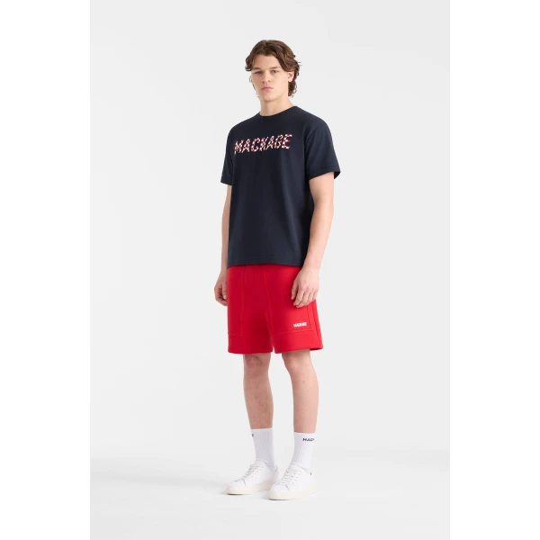 Mackage Tee-PCR Tee-Shirt with Mackage Logo in Navy-Multi