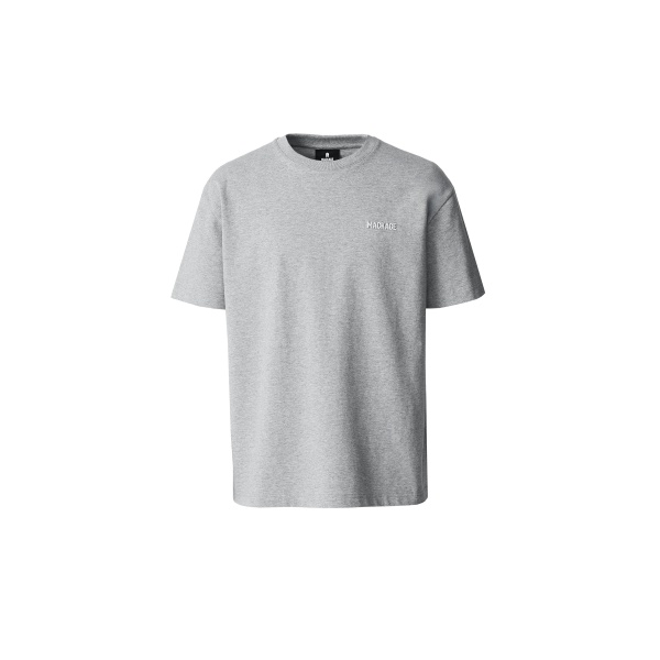 Mackage Tee-R Tee-Shirt with MACKAGE Silicone Logo in Light Grey Mix
