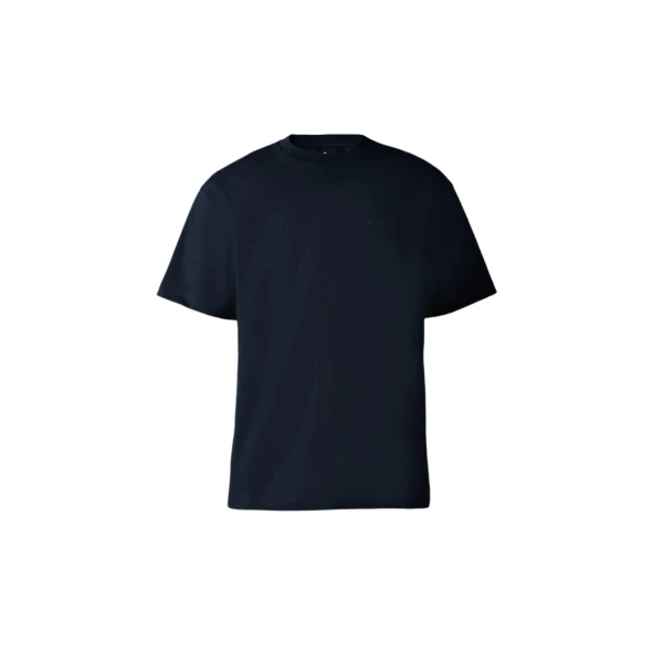 Tee-R Tee-Shirt with MACKAGE Silicone Logo in Navy