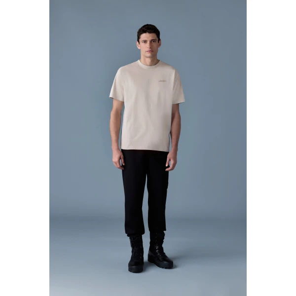 Mackage Tee-R Tee-Shirt with MACKAGE Silicone Logo in Trench