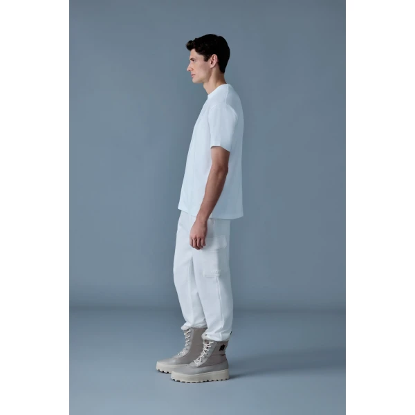 Mackage Tee-R Tee-Shirt with MACKAGE Silicone Logo in White