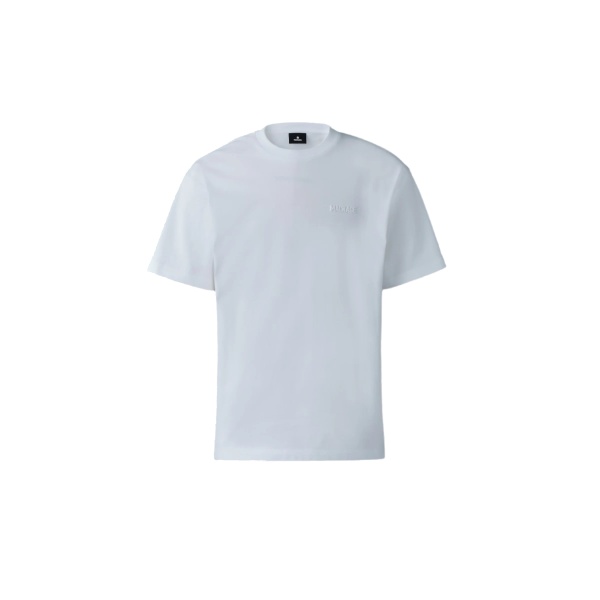 Mackage Tee-R Tee-Shirt with MACKAGE Silicone Logo in White