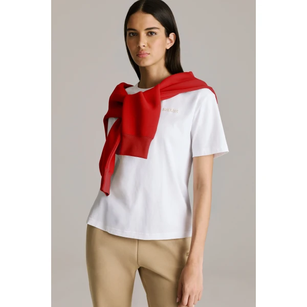Mackage Tee-W T-Shirt with Mackage Silicone Logo in White
