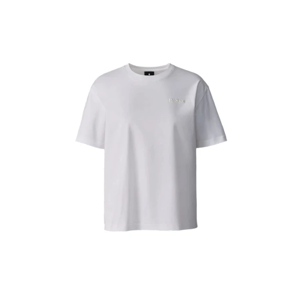 Tee-W T-Shirt with Mackage Silicone Logo in White