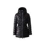 Mackage Tooky Diamond Quilted Light Down Jacket in Black
