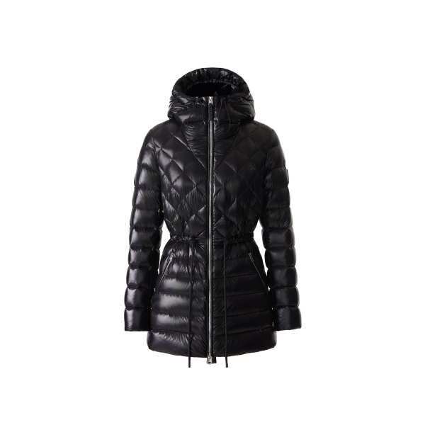 Mackage Tooky Diamond Quilted Light Down Jacket in Black