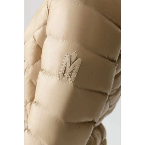 Mackage Tooky Diamond Quilted Light Down Jacket in Light Camel