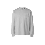 Mackage Trey Long Sleeve Crew Neck T-Shirt in Light Grey Mix