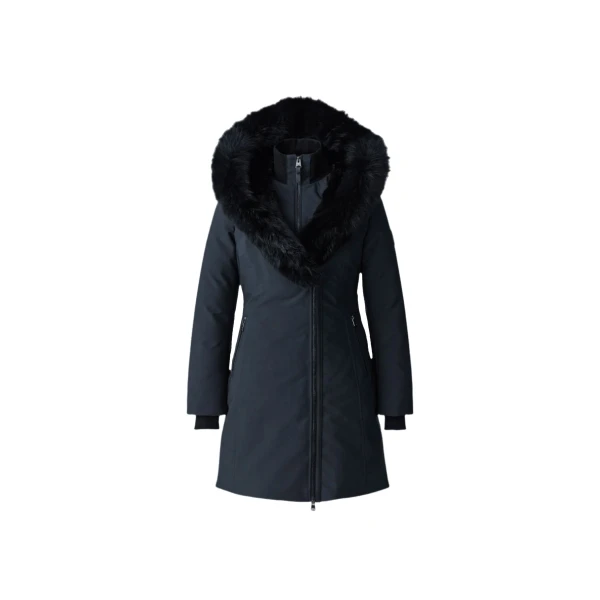 Trish-BX Powder Touch Down Coat in Black
