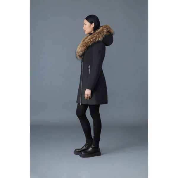 Mackage Trish-F Powder Touch Down Coat in Black