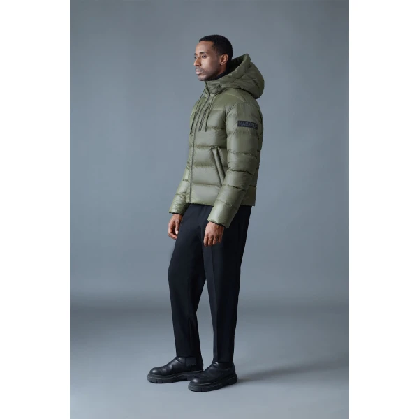 Mackage Victor-R Light Down Jacket in Light Military
