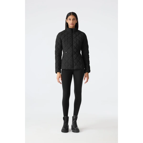 Mackage Vik Diamond Quilted Down Jacket in Black