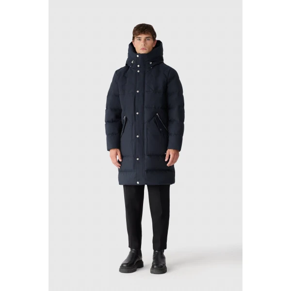 Mackage Werner-Z Quilted Down Parka in Navy