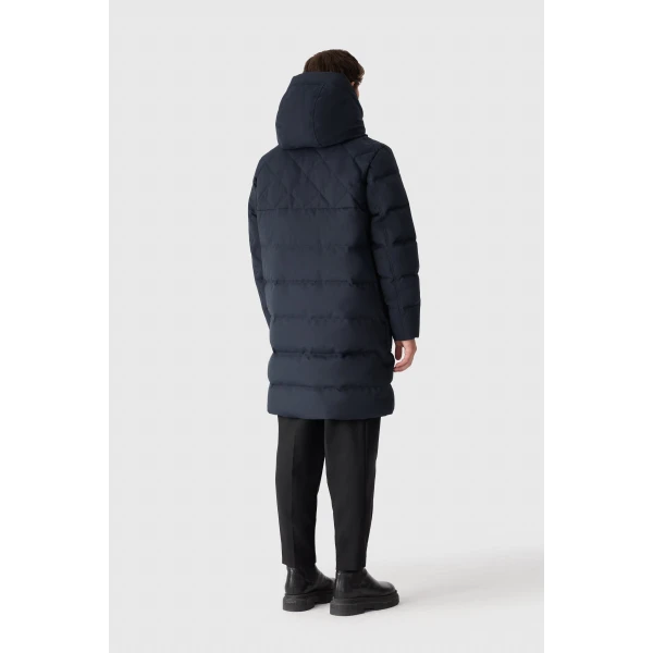 Mackage Werner-Z Quilted Down Parka in Navy